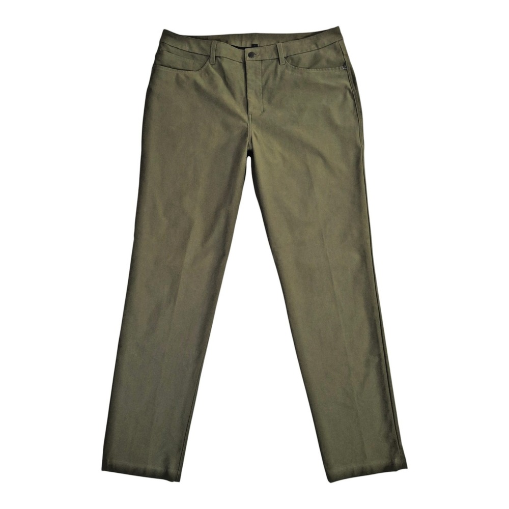Lululemon ABC Classic Fit Utilitech Abrasion Resistant Pants Mens 36x32 Green